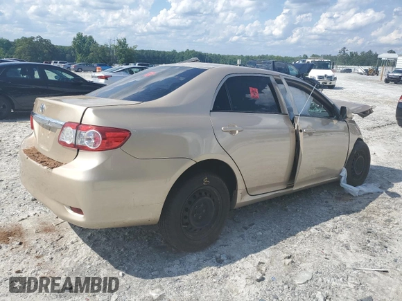 2013 Toyota Corolla L with VIN 5YFBU4EE8DP168814, listed as a Copart auction lot 46635025 with 0 mi miles and Non Repairable. Bid and sale history available at carsss.com. Image 3.