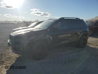 2018 Jeep Cherokee Trailhawk with VIN 1C4PJMBX6JD562685, listed as a Copart auction lot 46036735 with 83,018 mi miles and Salvage Title. Bid and sale history available at carsss.com. Image 1.