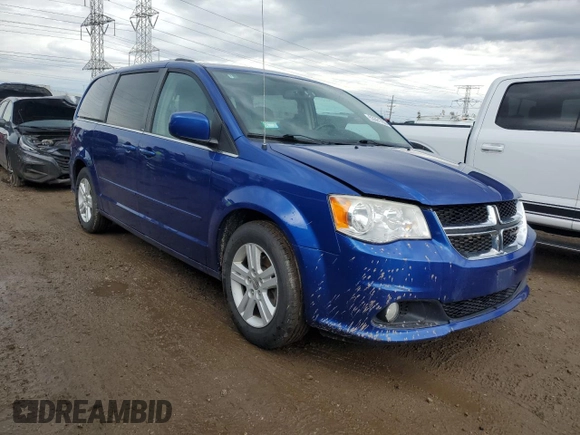 2013 Dodge Grand Caravan Crew with VIN 2C4RDGDG2DR654554, listed as a Copart auction lot 53391705 with 131,312 mi miles and Clean Title. Bid and sale history available at DreamBid. Image 4.