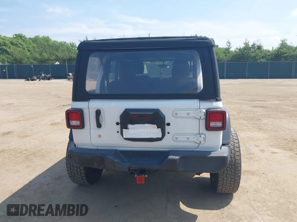 2018 Jeep Wrangler Unlimited Sport S with VIN 1C4HJXDG7JW150038, listed as a IAAI auction lot 42519194 with 113,300 mi miles and . Bid and sale history available at DreamBid. Image 16.