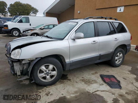 2006 Hyundai Santa Fe GLS with VIN KM8SC73D46U044314, listed as a Copart auction lot 45935335 with 259,062 mi miles and Salvage Title. Bid and sale history available at carsss.com. Image 1.