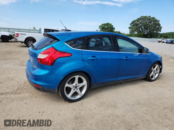 2014 Ford Focus Titanium with VIN 1FADP3N21EL198009, listed as a Copart auction lot 61939335 with 133,792 mi miles and Clean title. Bid and sale history available at DreamBid. Image 3.