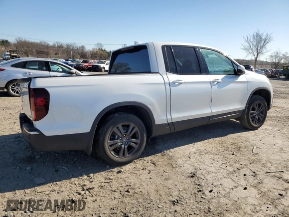 2020 Honda Ridgeline Sport with VIN 5FPYK3F12LB022710, listed as a Copart auction lot 50885175 with 52,412 mi miles and Salvage title. Bid and sale history available at DreamBid. Image 3.