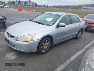 2005 Honda Accord EX-L z VIN 1HGCM66845A015251, wystawiony jako IAAI lot #41185693 z przebiegiem 178 210 mil mil oraz . Historia ofert i sprzedaży dostępna na DreamBid. Obrazek 2.