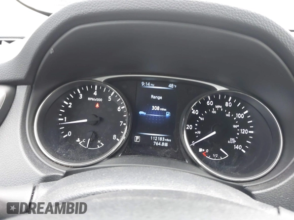 2016 Nissan Rogue SV with VIN KNMAT2MT8GP701527, listed as a IAAI auction lot 41685667 with 112,183 mi miles. Bid and sale history available at carsss.com. Image 7.