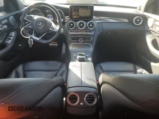 2015 Mercedes-Benz C-Class C 400 with VIN 55SWF6GB2FU027258, listed as a Copart auction lot 48703075 with 125,797 mi miles and Salvage Title. Bid and sale history available at carsss.com. Image 8.