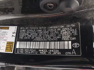 2006 Toyota Prius with VIN JTDKB20UX67509093, listed as a IAAI auction lot 42108744 with 203,177 mi miles. Bid and sale history available at carsss.com. Image 9.