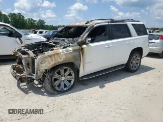 2016 GMC Yukon SLT with VIN 1GKS1BKC8GR216830, listed as a Copart auction lot 62146014 with 0 mi miles and Salvage Title. Bid and sale history available at carsss.com. Image 1.