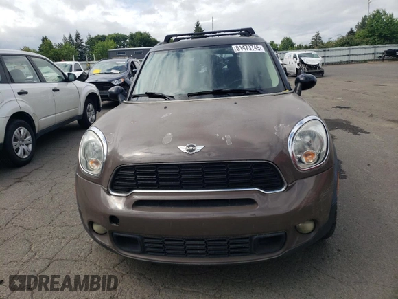 2012 MINI Countryman S with VIN WMWZC3C54CWL86055, listed as a Copart auction lot 61473745 with 117,351 mi miles and Clean title. Bid and sale history available at DreamBid. Image 5.