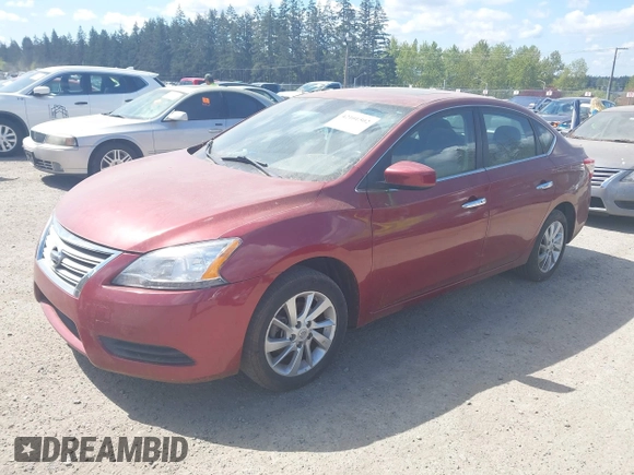2015 Nissan Sentra SR with VIN 3N1AB7AP3FY369942, listed as a IAAI auction lot 42101502 with 150,954 mi miles and . Bid and sale history available at DreamBid. Image 2.