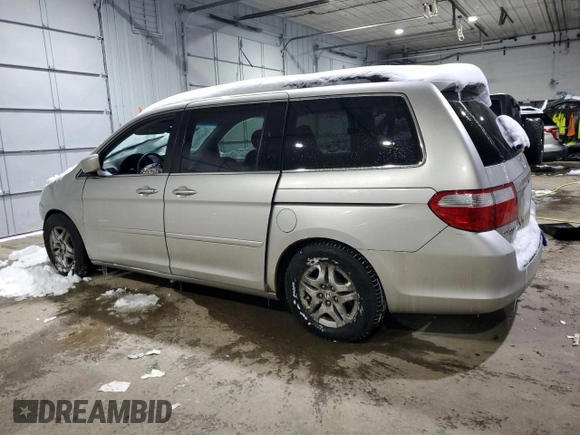 2006 Honda Odyssey EX with VIN 5FNRL38476B442534, listed as a Copart auction lot 44489865 with 0 mi miles and Salvage Title. Bid and sale history available at carsss.com. Image 2.