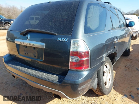 2005 Acura MDX with VIN 2HNYD18205H531571, listed as a IAAI auction lot 41405975 with 127,354 mi miles. Bid and sale history available at carsss.com. Image 4.