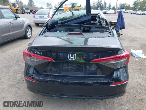 2022 Honda Civic Sedan LX with VIN 2HGFE2F21NH548383, listed as a IAAI auction lot 42073816 with 1 mi miles. Bid and sale history available at carsss.com. Image 15.
