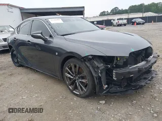 2022 Lexus IS 350 F Sport with VIN JTHGZ1B24N5051969, listed as a IAAI auction lot 42380401 with 25,360 mi miles and . Bid and sale history available at DreamBid. Image 1.
