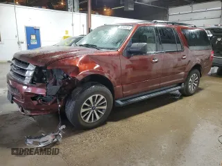2017 Ford Expedition EL XLT with VIN 1FMJK1JT5HEA70665, listed as a Copart auction lot 73344324 with 133,181 mi miles and Salvage Title. Bid and sale history available at carsss.com. Image 1.