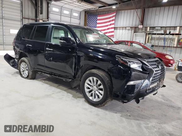 2021 Lexus GX 460 Premium with VIN JTJAM7BX3M5283883, listed as a Copart auction lot 57381215 with 31,520 mi miles and Salvage title. Bid and sale history available at DreamBid. Image 4.