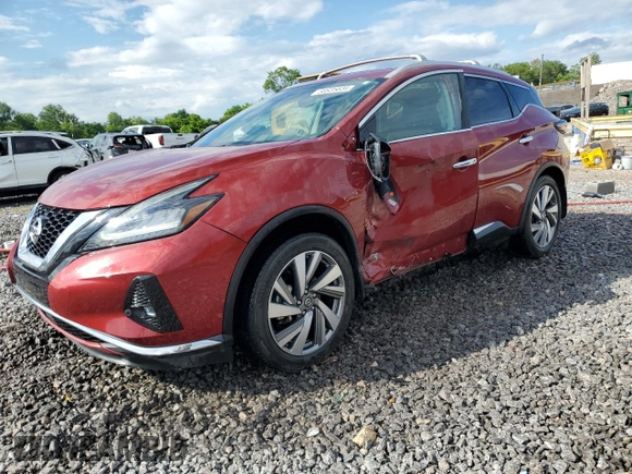2020 Nissan Murano SL with VIN 5N1AZ2CJ2LN151712, listed as a Copart auction lot 56935635 with 51,100 mi miles and Salvage title. Bid and sale history available at DreamBid. Image 1.