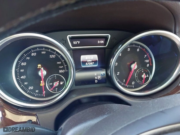 2019 Mercedes-Benz GLS with VIN 4JGDF6EE5KB233575, listed as a IAAI auction lot 41854585 with 57,287 mi miles. Bid and sale history available at carsss.com. Image 15.