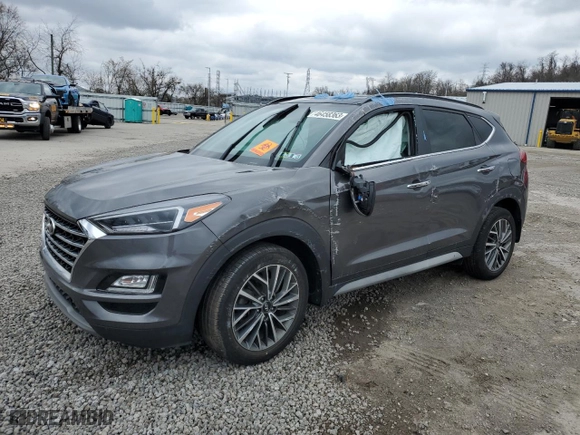 2020 Hyundai Tucson SEL with VIN KM8J3CAL6LU095176, listed as a Copart auction lot 46458363 with 0 mi miles. Bid and sale history available at carsss.com. Image 1.