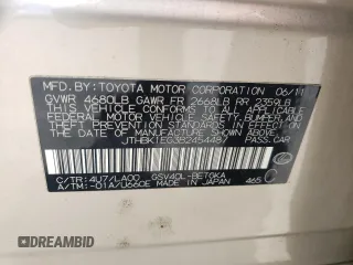 2011 Lexus ES with VIN JTHBK1EG3B2454487, listed as a Copart auction lot 48751345 with 139,667 mi miles and Salvage Title. Bid and sale history available at carsss.com. Image 14.
