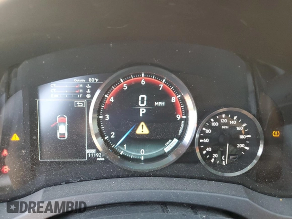 2015 Lexus RC F with VIN JTHHP5BC0F5000805, listed as a Copart auction lot 48708595 with 111,921 mi miles and Salvage Title. Bid and sale history available at carsss.com. Image 9.