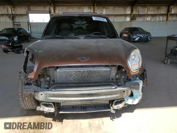 2014 MINI Countryman S with VIN WMWZC3C53EWP27805, listed as a Copart auction lot 56984385 with 78,251 mi miles and Salvage title. Bid and sale history available at DreamBid. Image 5.
