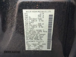2005 Nissan Pathfinder XE z VIN 5N1AR18W15C722121, wystawiony jako IAAI lot #42465968 z przebiegiem 169 283 mil mil oraz . Historia ofert i sprzedaży dostępna na DreamBid. Obrazek 9.