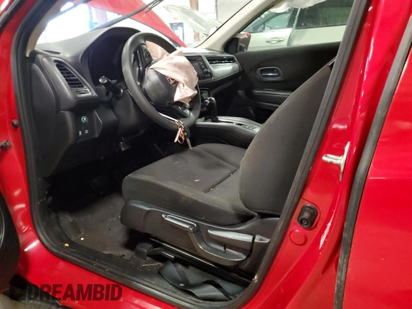 2017 Honda HR-V LX with VIN 3CZRU6H33HM714253, listed as a Copart auction lot 46657465 with 63,123 mi miles and Clean Title. Bid and sale history available at carsss.com. Image 7.