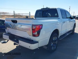 2024 Nissan Titan Pro-4X with VIN 1N6AA1ED3RN104028, listed as a IAAI auction lot 41837183 with 12,267 mi miles and . Bid and sale history available at DreamBid. Image 4.