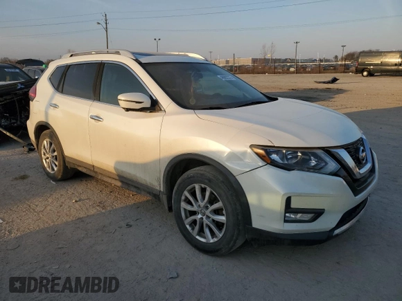 2017 Nissan Rogue S with VIN 5N1AT2MV6HC751171, listed as a Copart auction lot 48992275 with 129,959 mi miles and Salvage Title. Bid and sale history available at carsss.com. Image 4.