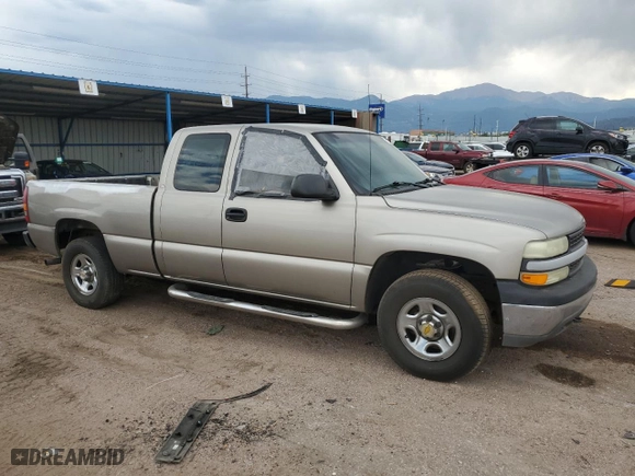 2002 Chevrolet Silverado 1500 Classic LT2 with VIN 1GCEK19Z62Z334586, listed as a Copart auction lot 70585804 with 0 mi miles and Salvage Title. Bid and sale history available at carsss.com. Image 4.