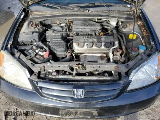 2003 Honda Civic DX with VIN 2HGES16193H518681, listed as a Copart auction lot 87137814 with 172,997 mi miles and Clean Title. Bid and sale history available at carsss.com. Image 11.
