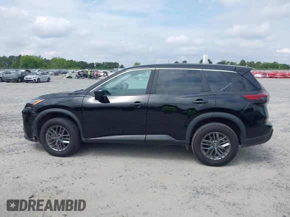 2024 Nissan Rogue S with VIN 5N1BT3AB4RC682325, listed as a IAAI auction lot 42120062 with 41,840 mi miles. Bid and sale history available at carsss.com. Image 14.