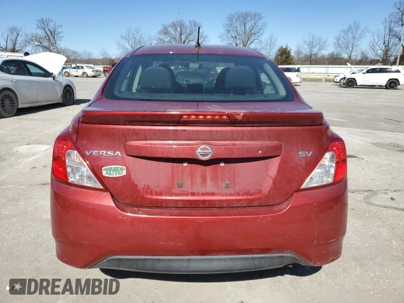 2018 Nissan Versa Sedan SV with VIN 3N1CN7AP7JK442869, listed as a Copart auction lot 47248545 with 145,686 mi miles and Salvage Title. Bid and sale history available at carsss.com. Image 6.