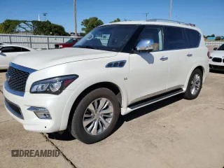 2016 Infiniti QX80 with VIN JN8AZ2ND6G9800359, listed as a Copart auction lot 76116384 with 155,209 mi miles and Salvage Title. Bid and sale history available at carsss.com. Image 1.