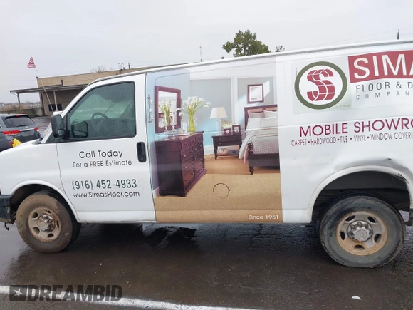 2010 Chevrolet Express Cargo with VIN 1GCZGFBA3A1158758, listed as a IAAI auction lot 41480795 with 240,053 mi miles and . Bid and sale history available at DreamBid. Image 14.