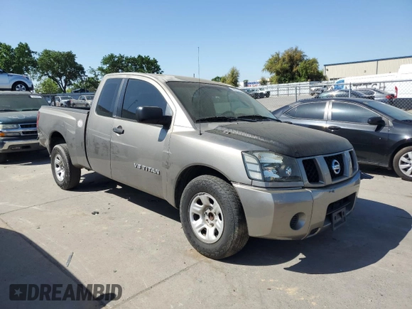 2006 Nissan Titan SE with VIN 1N6AA06A66N527552, listed as a Copart auction lot 52979735 with 218,731 mi miles and Salvage title. Bid and sale history available at DreamBid. Image 4.