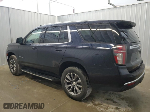 2023 Chevrolet Tahoe LT с VIN 1GNSKNKD4PR397578, выставлен на аукционе Copart как лот 62109555 с пробегом 48 409 миль миль и Чистый • Clean title. История ставок и продаж доступна на DreamBid. Изображение 2.