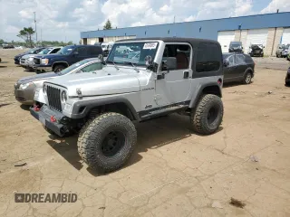 2002 Jeep Wrangler X с VIN 1J4FA39S52P770423, выставлен на аукционе Copart как лот 62498885 с пробегом 87 433 миль миль и Чистый • Clean title. История ставок и продаж доступна на DreamBid. Изображение 1.