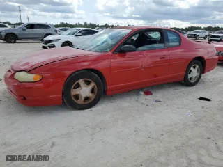 2004 Chevrolet Monte Carlo SS with VIN 2G1WX12K449290905, listed as a Copart auction lot 70994054 with 123,072 mi miles and Salvage Title. Bid and sale history available at carsss.com. Image 1.