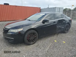 2015 Acura TLX V6 Advance with VIN 19UUB3F77FA006156, listed as a Copart auction lot 89187945 with 141,718 mi miles and Non Repairable. Bid and sale history available at carsss.com. Image 1.