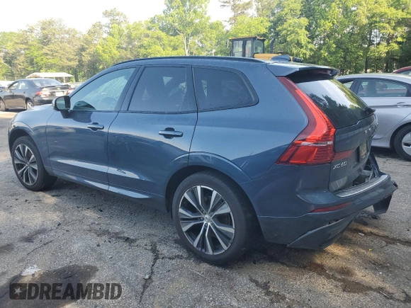 2024 Volvo XC60 Plus Dark Theme с VIN YV4L12RL3R1739158, выставлен на аукционе Copart как лот 55222325 с пробегом 35 819 миль миль и Списание • Salvage title. История ставок и продаж доступна на DreamBid. Изображение 2.