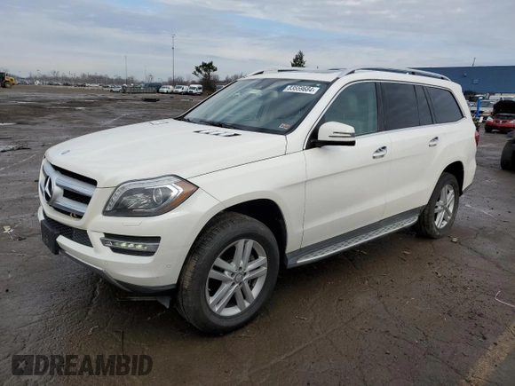 2016 Mercedes-Benz GL with VIN 4JGDF6EE3GA698255, listed as a Copart auction lot 83559684 with 105,421 mi miles and Non Repairable. Bid and sale history available at carsss.com. Image 1.