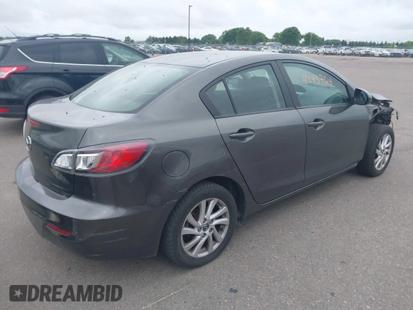 2013 Mazda 3 i Touring with VIN JM1BL1V79D1832397, listed as a IAAI auction lot 42437514 with 91,573 mi miles and . Bid and sale history available at DreamBid. Image 4.