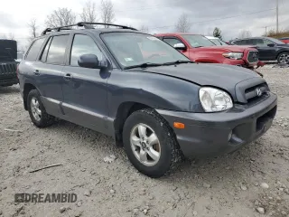 2006 Hyundai Santa Fe GLS with VIN KM8SC73D06U105092, listed as a Copart auction lot 83769454 with 141,486 mi miles and Clean Title. Bid and sale history available at carsss.com. Image 4.