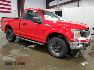 2018 Ford F-150 XL with VIN 1FTMF1EB6JFD30708, listed as a Copart auction lot 50289565 with 26,757 mi miles and Salvage Title. Bid and sale history available at carsss.com. Image 4.