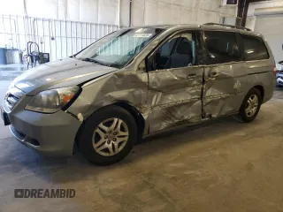 2007 Honda Odyssey EX z VIN 5FNRL38457B132819, wystawiony jako Copart lot #57711625 z przebiegiem 265 463 mil mil oraz Szkoda całkowita • Salvage title. Historia ofert i sprzedaży dostępna na DreamBid. Obrazek 1.