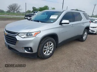 2019 Chevrolet Traverse LT Cloth with VIN 1GNERGKW8KJ155843, listed as a IAAI auction lot 41924094 with Not provided miles and . Bid and sale history available at DreamBid. Image 2.