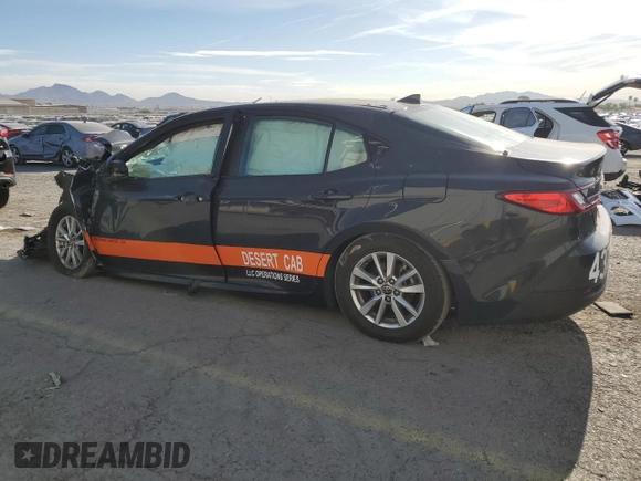 2025 Toyota Camry LE z VIN 4T1DAACK5SU523538, wystawiony jako Copart lot #55269975 z przebiegiem Nie podano mil oraz Nie do naprawy • Non repairable. Historia ofert i sprzedaży dostępna na DreamBid. Obrazek 2.