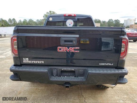 2018 GMC Sierra 1500 Denali with VIN 3GTU2PEJ7JG573691, listed as a Copart auction lot 49163205 with 112,918 mi miles and Salvage Title. Bid and sale history available at carsss.com. Image 6.